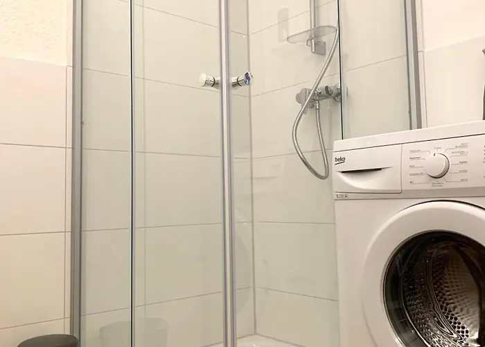 아파트 Apartment, Nah Zur Messe, Parkplatz